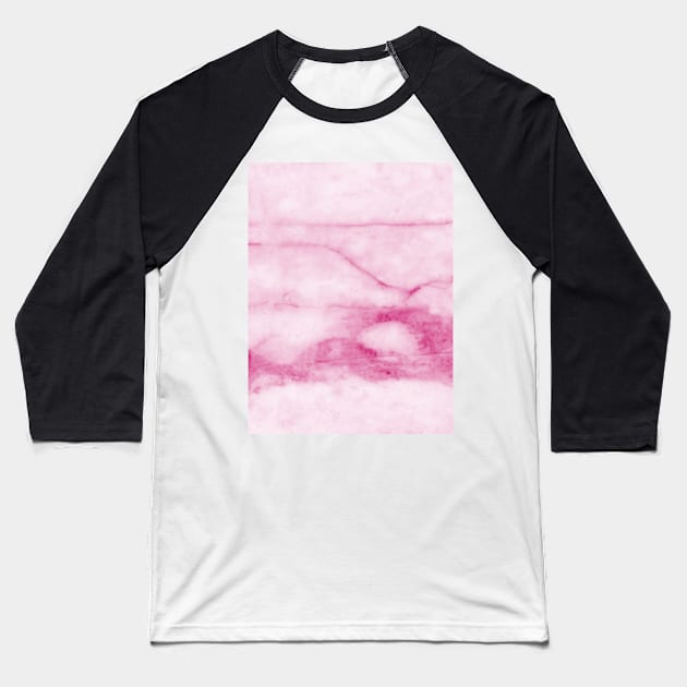 Pink Marble Baseball T-Shirt by NewburyBoutique